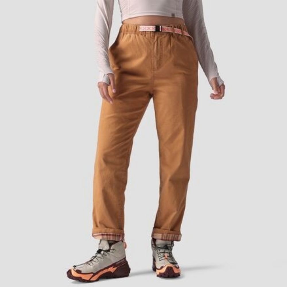 Stoic Venture flannel lined pants women Large